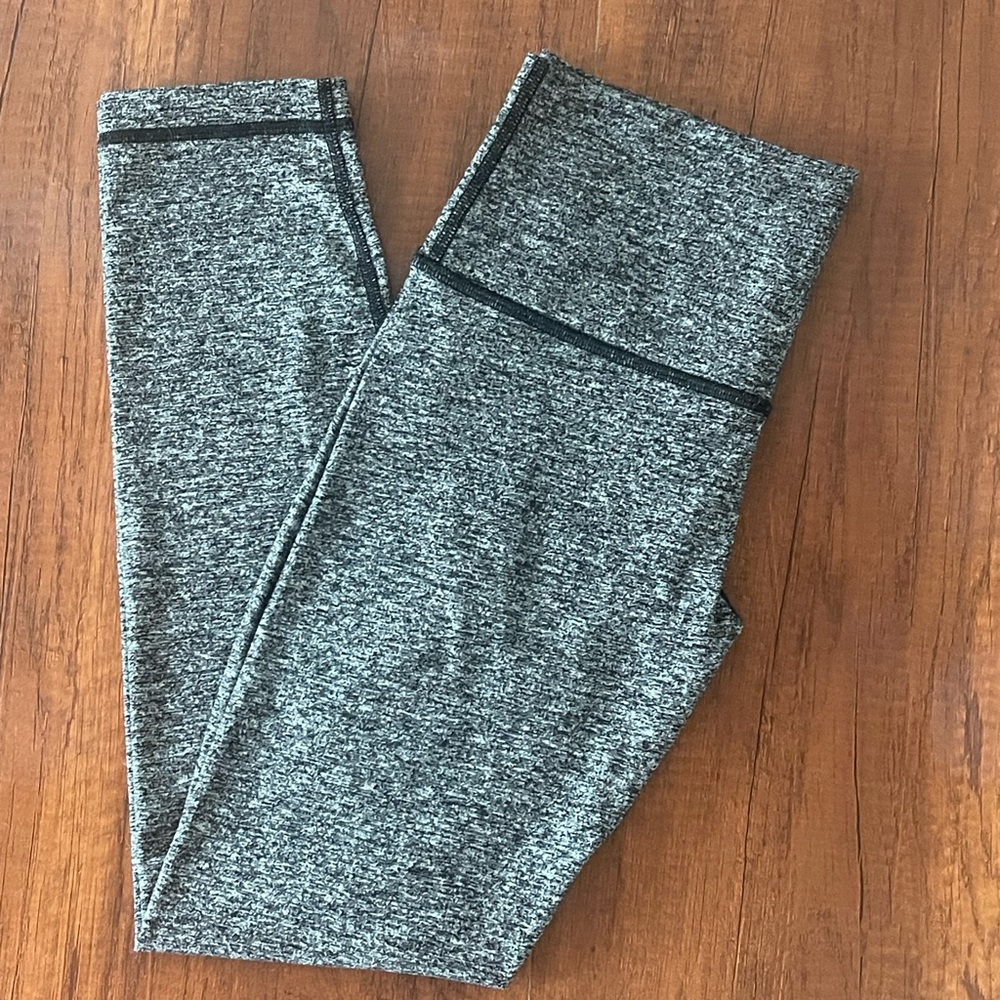 Lululemon Heathered Gray Wunder Under Leggings